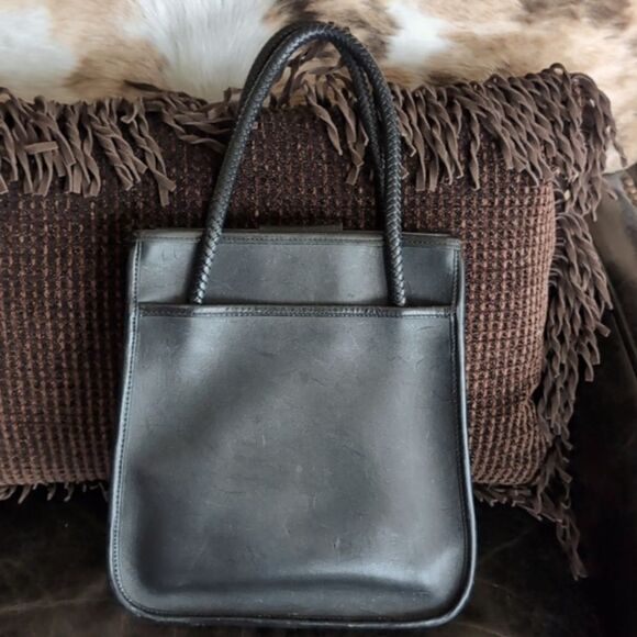 Vintage Brighten Hair on Hide Zebra and Croc Print with Silver Grommets Tote Bag - Picture 5 of 13